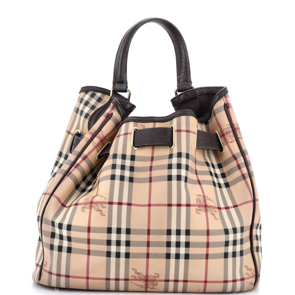 Burberry Walden Hobo Haymarket Coated #260765B73B